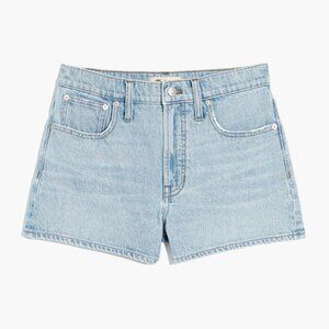 Madewell The Perfect Jean Short Allanford Light Wash High Rise Size 30 EUC